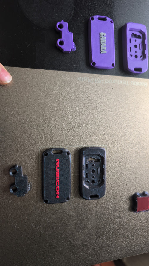 Custom text keyfob
