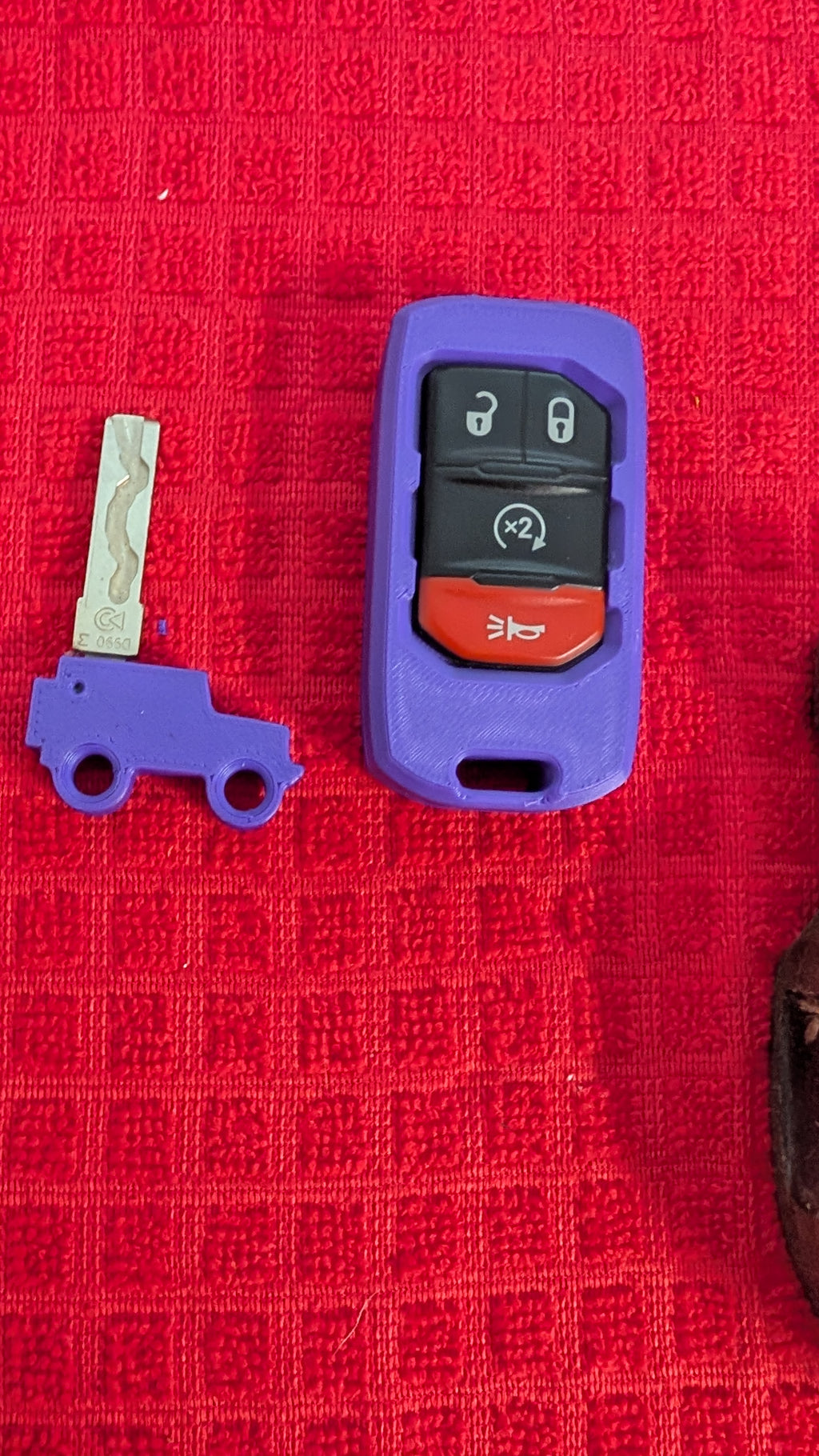 JL/JT key fob covers set of 2