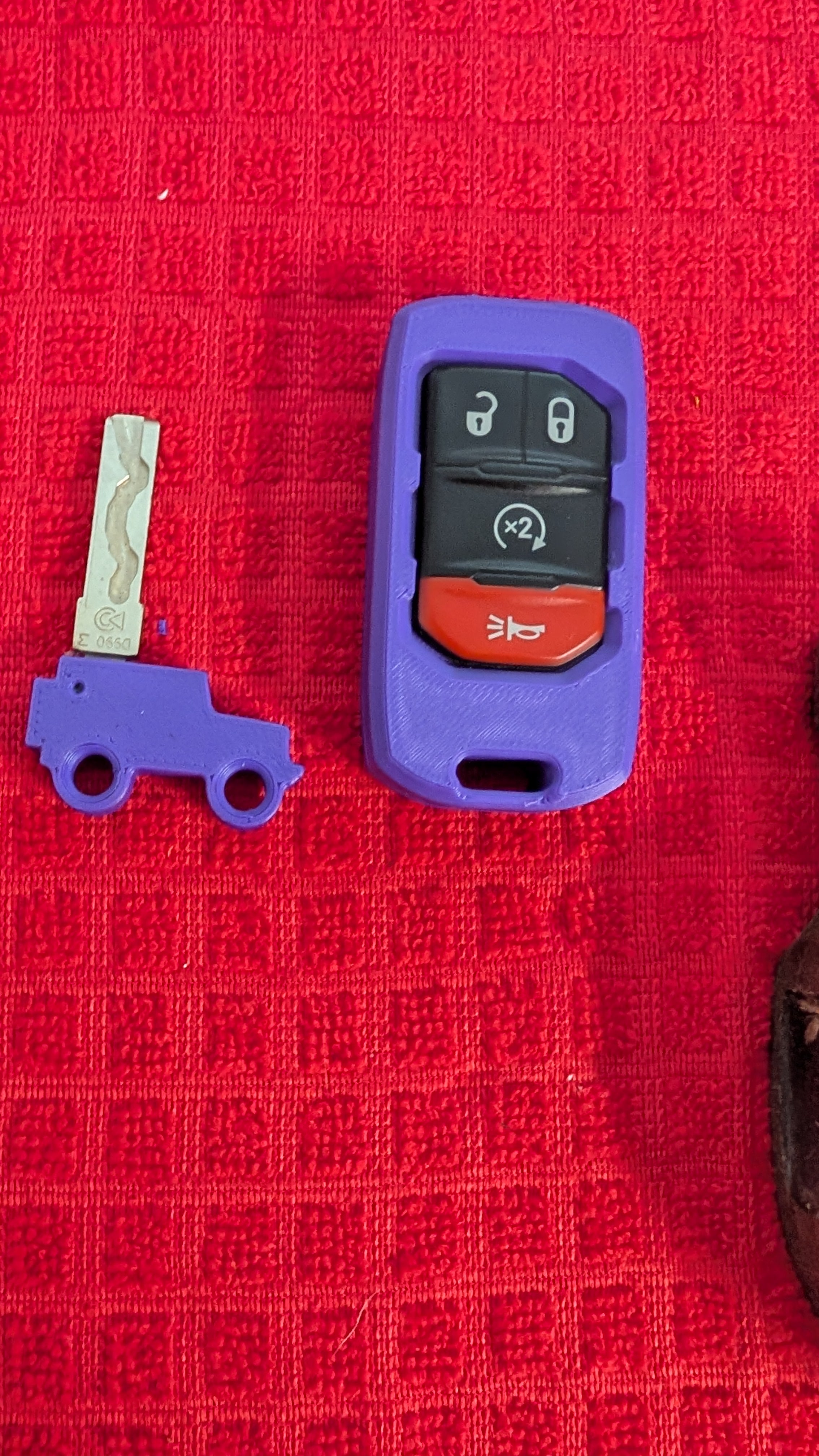JL/JT key fob covers SINGLE KEY